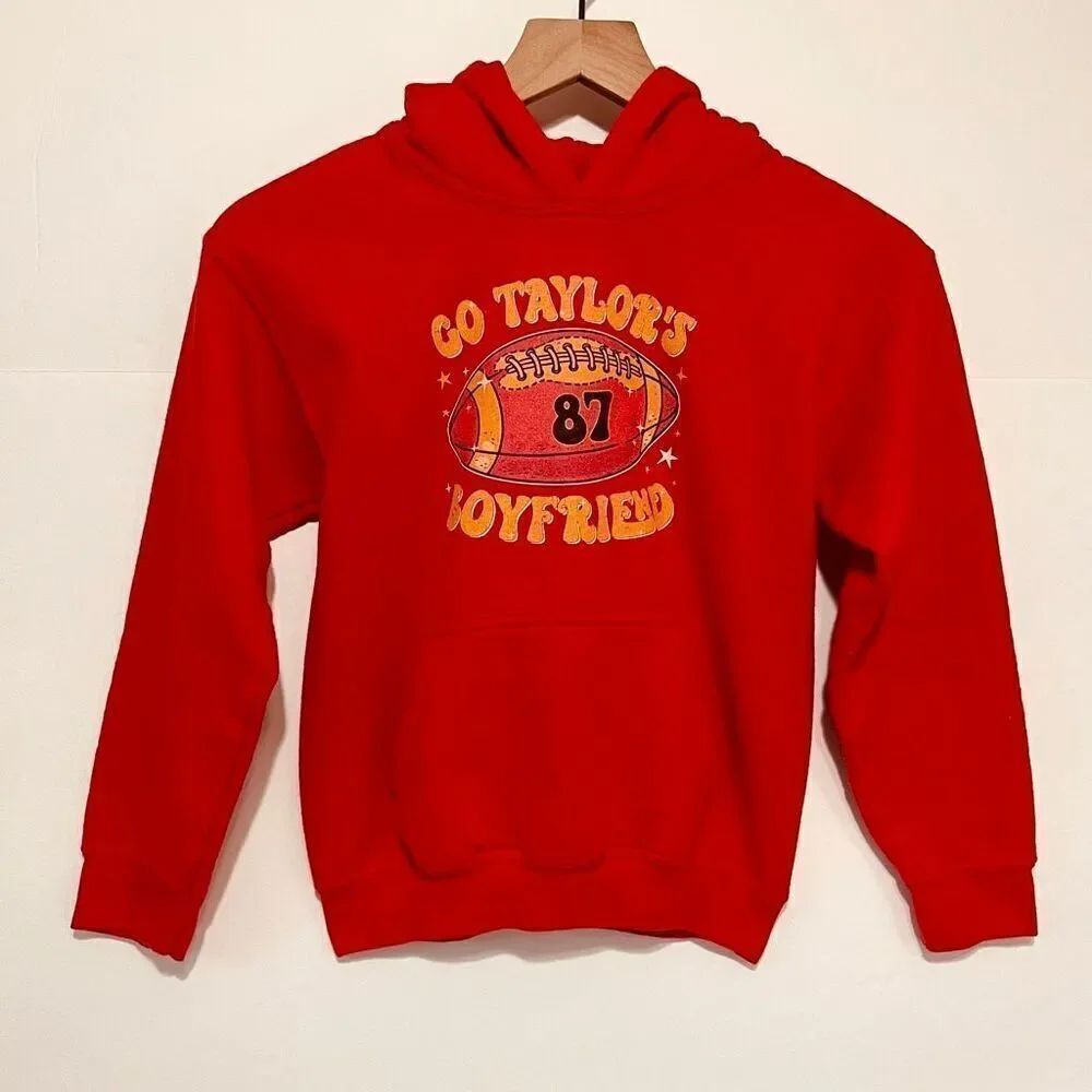 Gildan Go Taylors Boyfriend Hoodie Youth Size Small